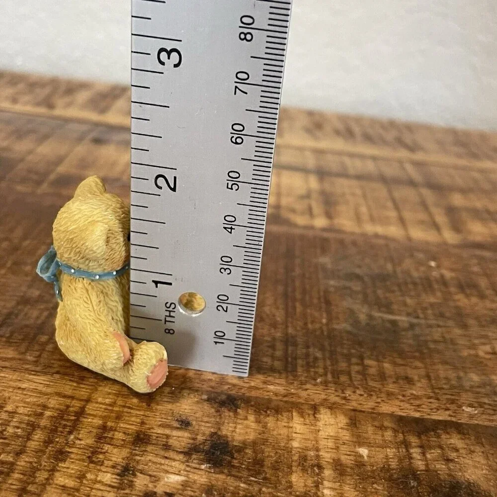 Cherished Teddies Alphabet Block Letter “U” 158488U - 1995 Enesco No Box